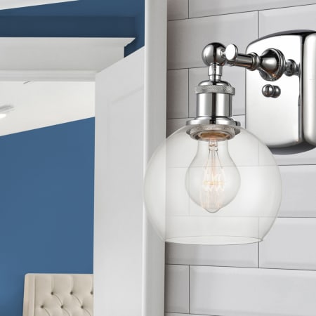 A large image of the Innovations Lighting 516-1W-9-6 Athens Sconce Alternate Image