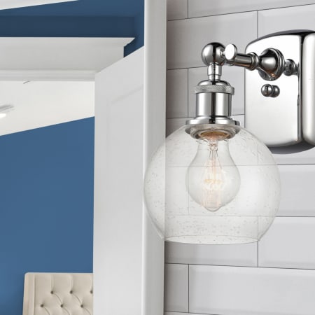 A large image of the Innovations Lighting 516-1W-9-6 Athens Sconce Alternate Image