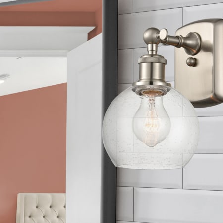 A large image of the Innovations Lighting 516-1W-9-6 Athens Sconce Alternate Image