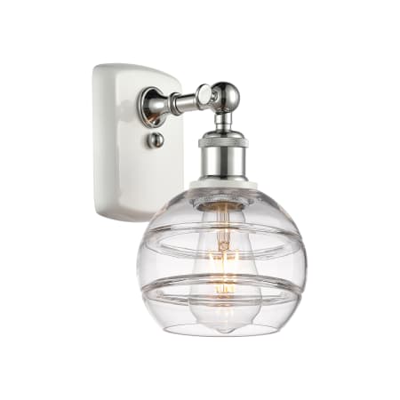 A large image of the Innovations Lighting 516-1W-9-6 Rochester Sconce Alternate Image