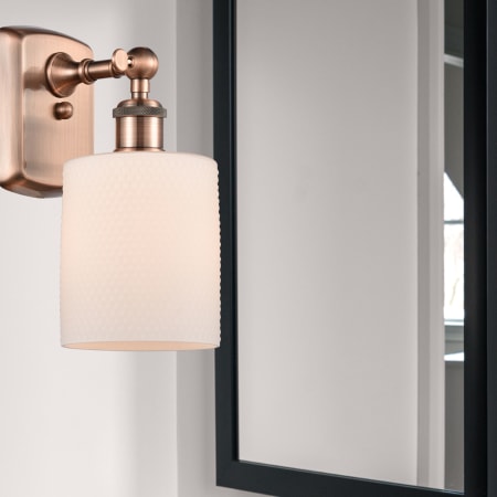 A large image of the Innovations Lighting 516-1W Cobbleskill Alternate Image