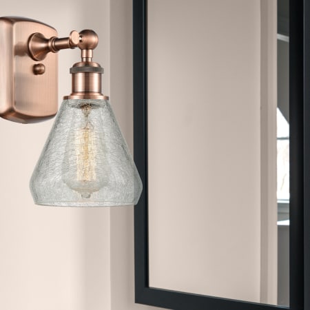 A large image of the Innovations Lighting 516-1W Conesus Alternate Image