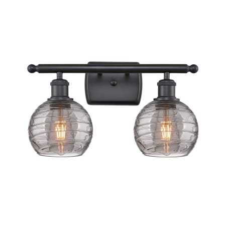 A large image of the Innovations Lighting 516-2W-10-16 Athens Deco Swirl Vanity Alternate Image