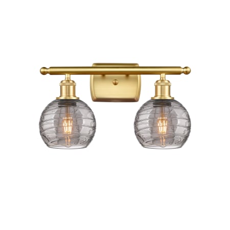 A large image of the Innovations Lighting 516-2W-10-16 Athens Deco Swirl Vanity Alternate Image