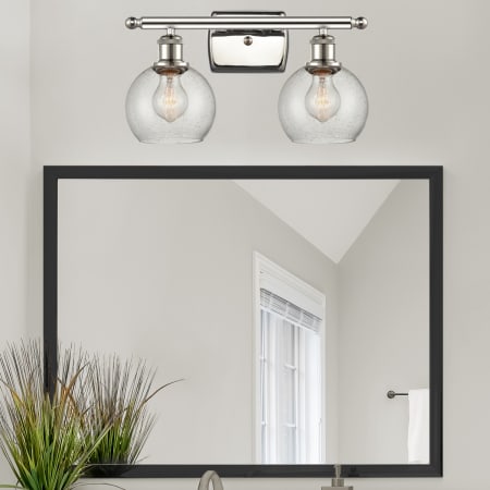 A large image of the Innovations Lighting 516-2W-10-16 Athens Vanity Alternate Image