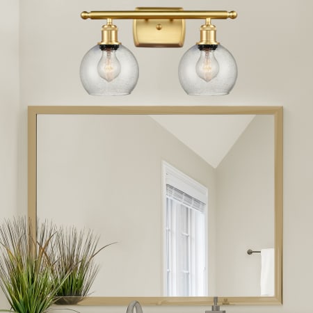 A large image of the Innovations Lighting 516-2W-10-16 Athens Vanity Alternate Image