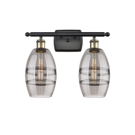 A large image of the Innovations Lighting 516-2W-10-16-Vaz-Bathroom Vanity Light Alternate Image