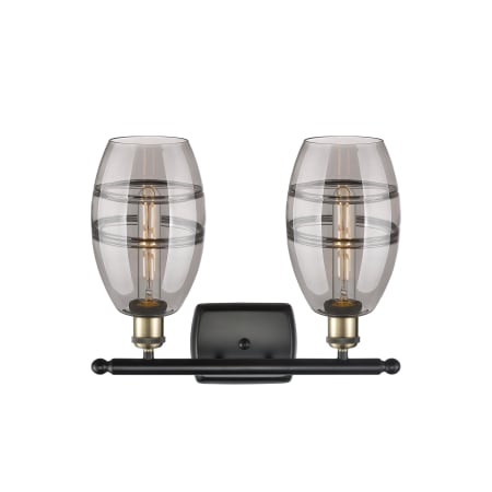 A large image of the Innovations Lighting 516-2W-10-16-Vaz-Bathroom Vanity Light Alternate Image