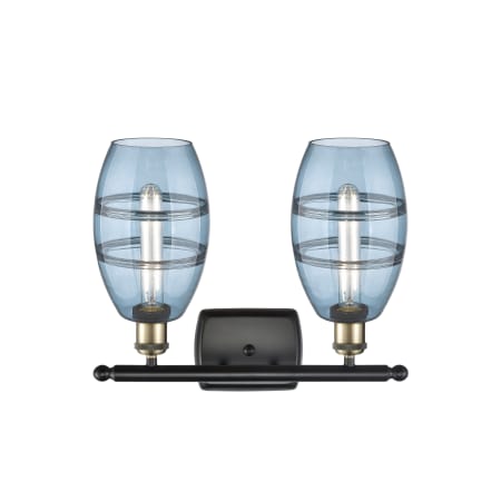 A large image of the Innovations Lighting 516-2W-10-16-Vaz-Bathroom Vanity Light Alternate Image