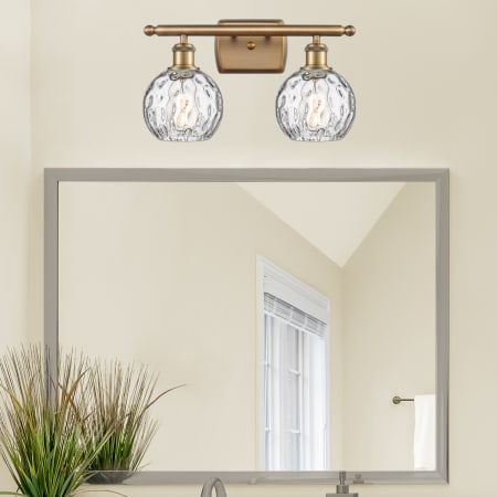 A large image of the Innovations Lighting 516-2W-11-16 Athens Vanity Alternate Image