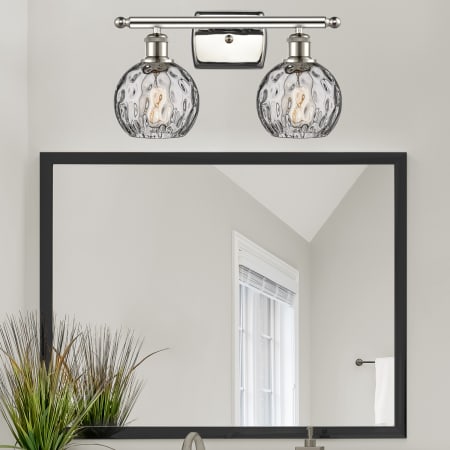 A large image of the Innovations Lighting 516-2W-11-16 Athens Vanity Alternate Image