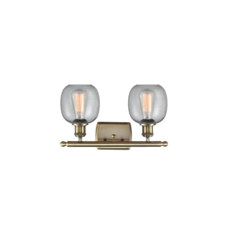 A large image of the Innovations Lighting 516-2W-11-16 Belfast Vanity Alternate Image