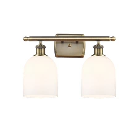 A large image of the Innovations Lighting 516-2W-11-16-Bella-Bathroom Vanity Light Alternate Image