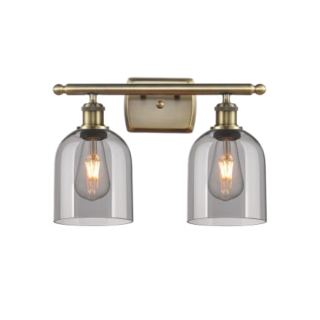 A large image of the Innovations Lighting 516-2W-11-16-Bella-Bathroom Vanity Light Alternate Image