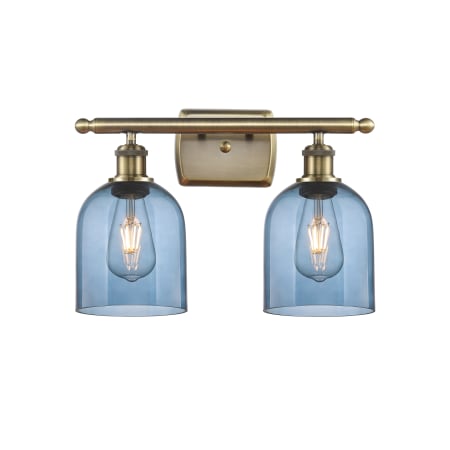 A large image of the Innovations Lighting 516-2W-11-16-Bella-Bathroom Vanity Light Alternate Image