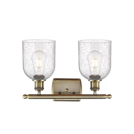 A large image of the Innovations Lighting 516-2W-11-16-Bella-Bathroom Vanity Light Alternate Image