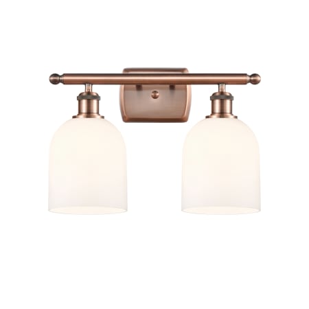 A large image of the Innovations Lighting 516-2W-11-16-Bella-Bathroom Vanity Light Alternate Image