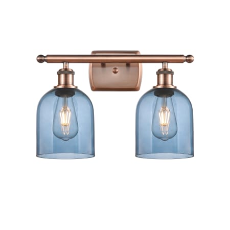 A large image of the Innovations Lighting 516-2W-11-16-Bella-Bathroom Vanity Light Alternate Image