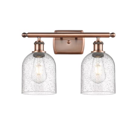 A large image of the Innovations Lighting 516-2W-11-16-Bella-Bathroom Vanity Light Alternate Image