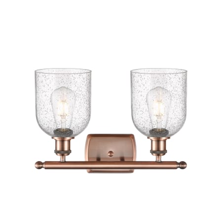 A large image of the Innovations Lighting 516-2W-11-16-Bella-Bathroom Vanity Light Alternate Image