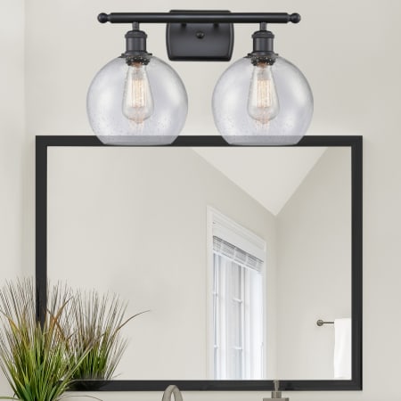 A large image of the Innovations Lighting 516-2W-11-18 Athens Vanity Alternate Image