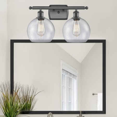 A large image of the Innovations Lighting 516-2W-11-18 Athens Vanity Alternate Image