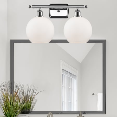 A large image of the Innovations Lighting 516-2W-11-18 Athens Vanity Alternate Image