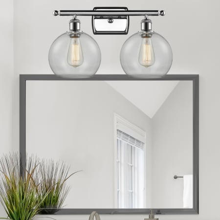 A large image of the Innovations Lighting 516-2W-11-18 Athens Vanity Alternate Image