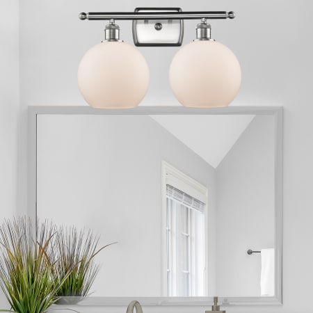 A large image of the Innovations Lighting 516-2W-11-18 Athens Vanity Alternate Image