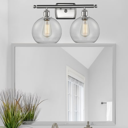 A large image of the Innovations Lighting 516-2W-11-18 Athens Vanity Alternate Image