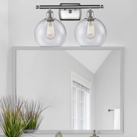 A large image of the Innovations Lighting 516-2W-11-18 Athens Vanity Alternate Image