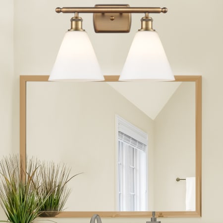 A large image of the Innovations Lighting 516-2W-11-18 Berkshire Vanity Alternate Image