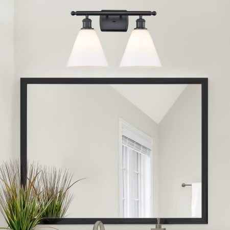 A large image of the Innovations Lighting 516-2W-11-18 Berkshire Vanity Alternate Image