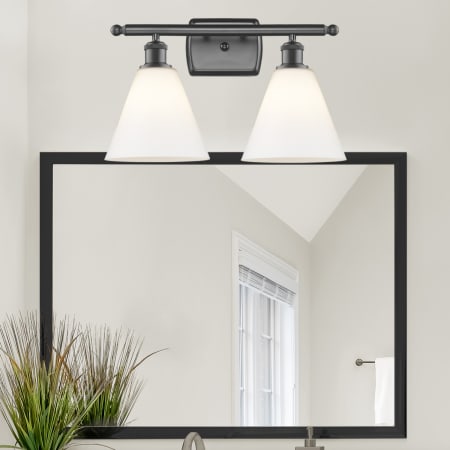 A large image of the Innovations Lighting 516-2W-11-18 Berkshire Vanity Alternate Image