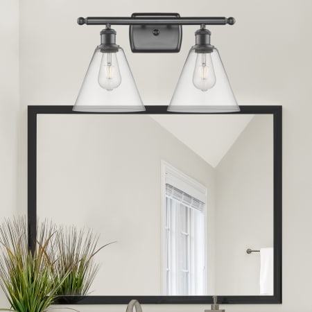 A large image of the Innovations Lighting 516-2W-11-18 Berkshire Vanity Alternate Image