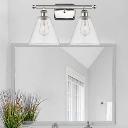 A large image of the Innovations Lighting 516-2W-11-18 Berkshire Vanity Alternate Image