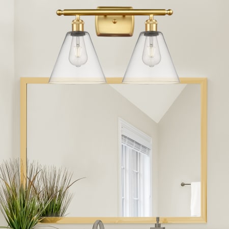 A large image of the Innovations Lighting 516-2W-11-18 Berkshire Vanity Alternate Image