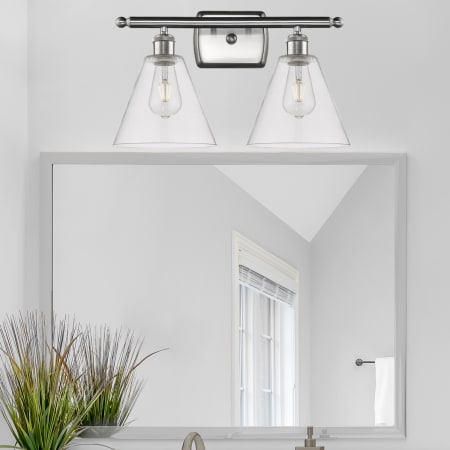 A large image of the Innovations Lighting 516-2W-11-18 Berkshire Vanity Alternate Image