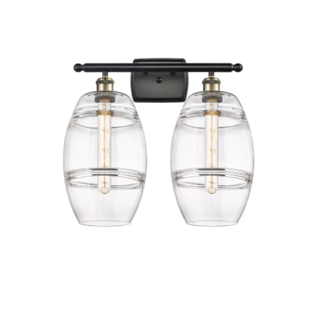 A large image of the Innovations Lighting 516-2W-11-18-Vaz-Bathroom Vanity Light Alternate Image