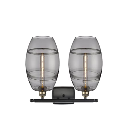 A large image of the Innovations Lighting 516-2W-11-18-Vaz-Bathroom Vanity Light Alternate Image