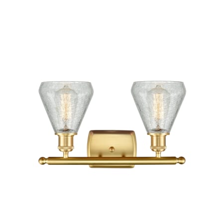 A large image of the Innovations Lighting 516-2W-12-16 Conesus Vanity Alternate Image