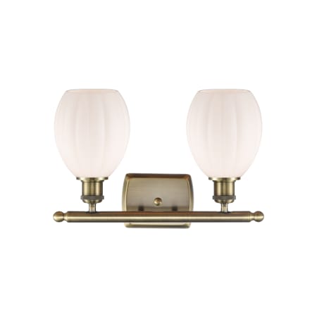 A large image of the Innovations Lighting 516-2W-12-16 Eaton Vanity Alternate Image