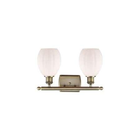 A large image of the Innovations Lighting 516-2W-12-16 Eaton Vanity Alternate Image