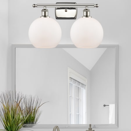 A large image of the Innovations Lighting 516-2W-12-18 Athens Vanity Alternate Image