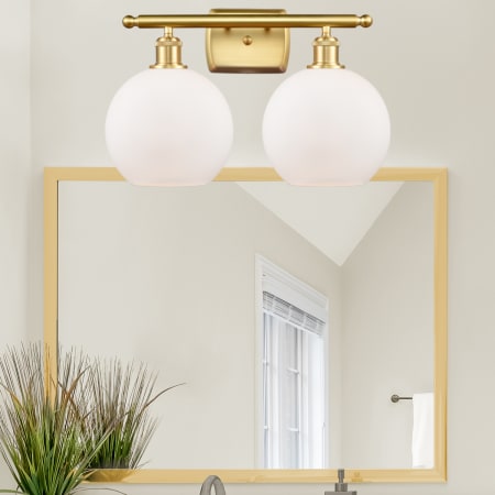 A large image of the Innovations Lighting 516-2W-12-18 Athens Vanity Alternate Image