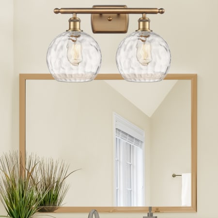 A large image of the Innovations Lighting 516-2W-13-18 Athens Vanity Alternate Image