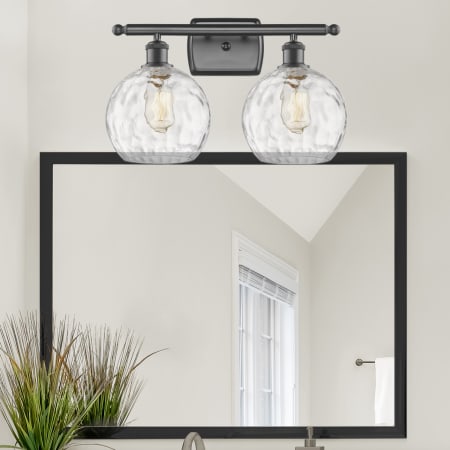 A large image of the Innovations Lighting 516-2W-13-18 Athens Vanity Alternate Image