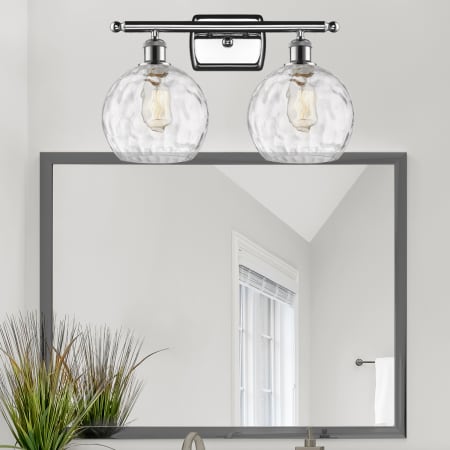 A large image of the Innovations Lighting 516-2W-13-18 Athens Vanity Alternate Image