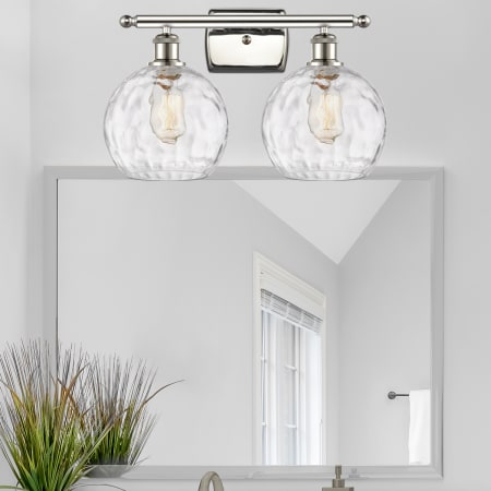 A large image of the Innovations Lighting 516-2W-13-18 Athens Vanity Alternate Image