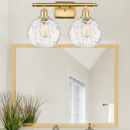 A large image of the Innovations Lighting 516-2W-13-18 Athens Vanity Alternate Image